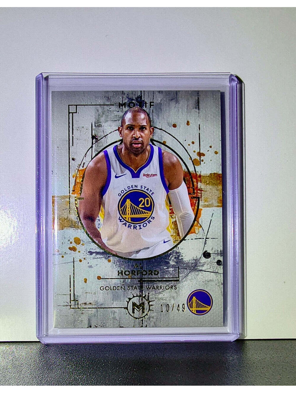 Al Horford 2025-26 NBA Topps Motif Quinn Gold Basketball Card 10/49 GS Warriors